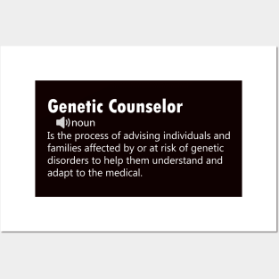 Funny Genetic Counselor - Definition Posters and Art